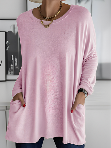 Leola - Maglione casual con tasche per donne