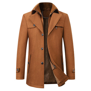 Kellan - Elegante cappotto invernale di lana per uomini