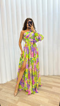 Whitney | Elegant Flowy Shoulder Dress for Summer Events - Image 7