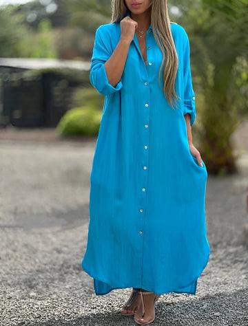 Angelia - Abito camicia comodo e informale