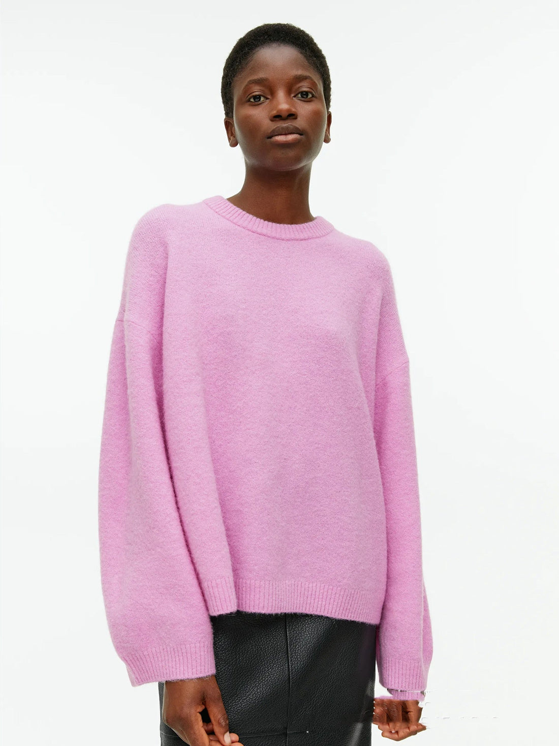 Caelie - Maglione in cashmere spesso e casual per donne