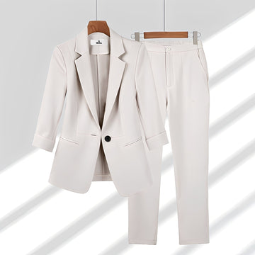 Andrea - Elegante set di blazer e pantaloni per donne