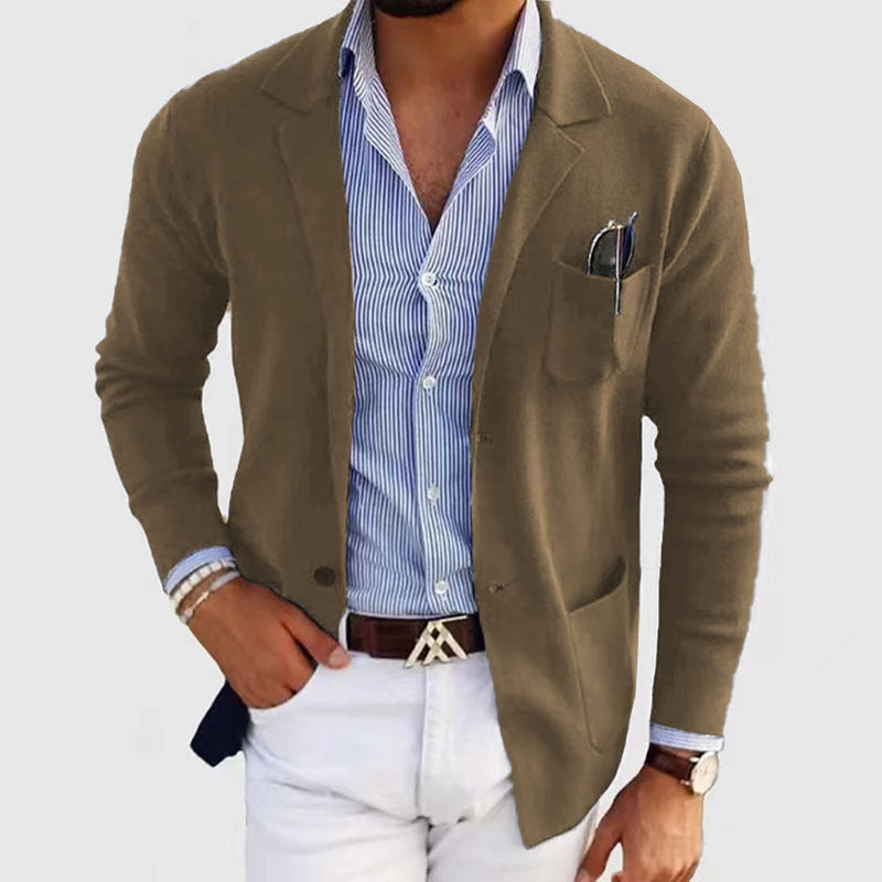 Daniel - Blazer Uomo Con Tasche a Pattina Moderno