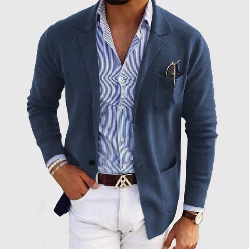 Daniel - Blazer Uomo Con Tasche a Pattina Moderno