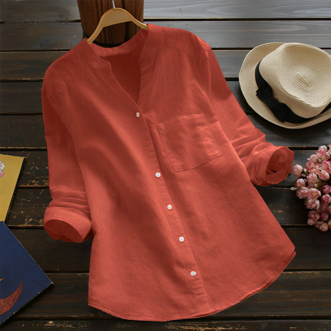 Madelina - Casual Retro-Shirt per Donne
