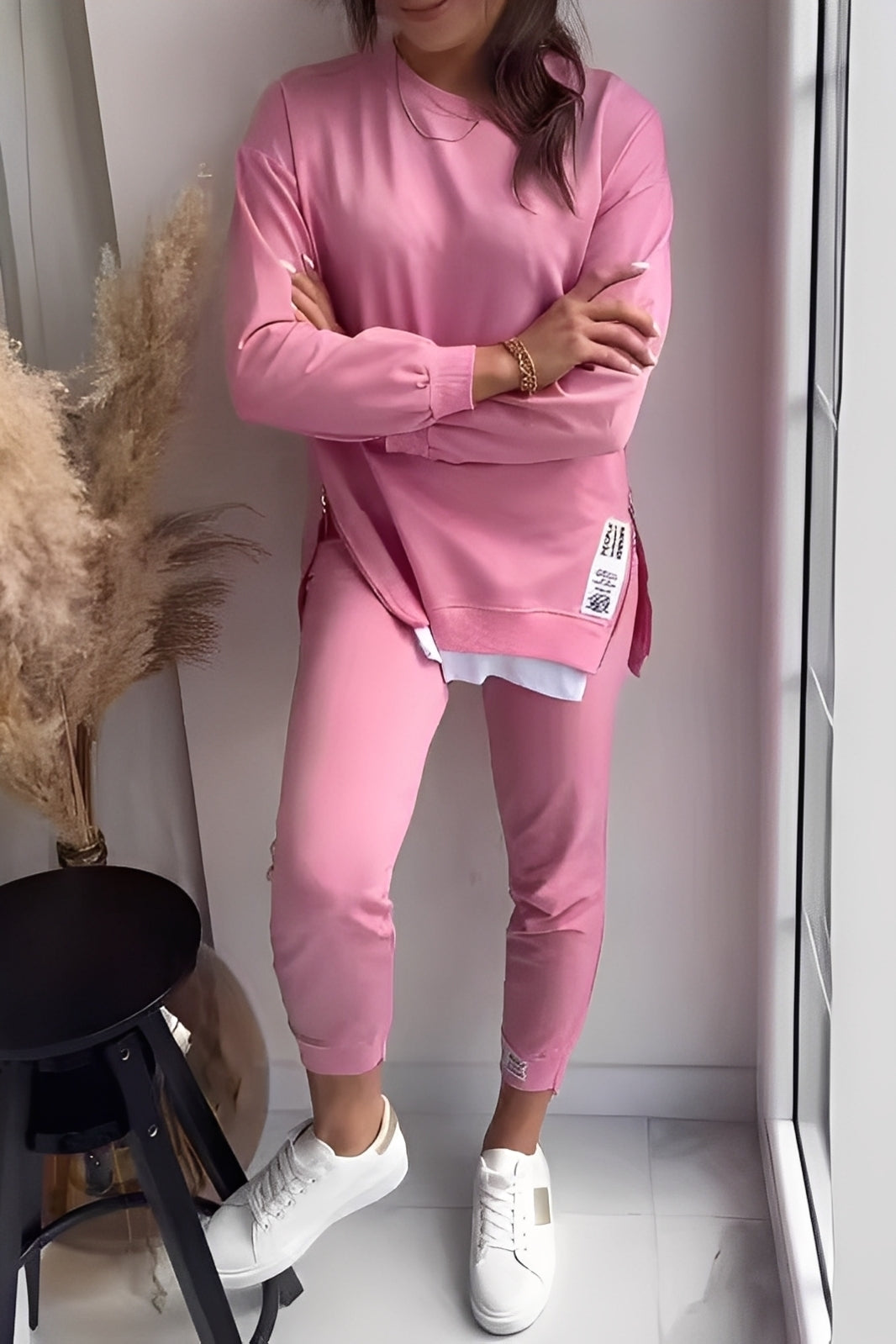 Kristine - Set casual di felpa e pantaloni per donne