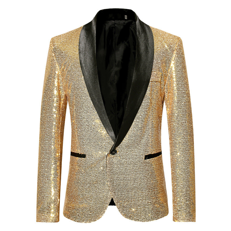 Weston - Elegante blazer con paillettes per uomini