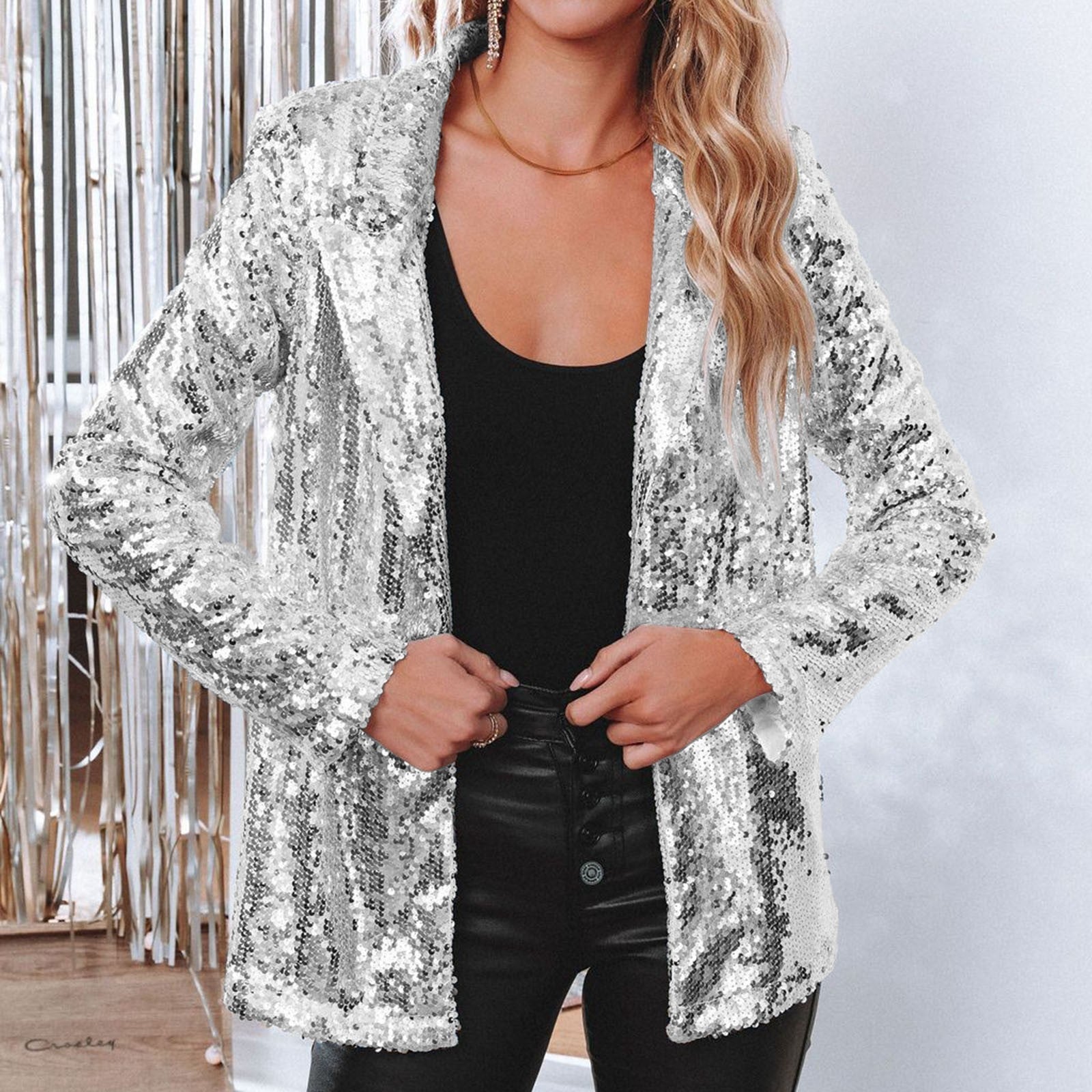 Miranda - Blazer lucido di paillettes per donne