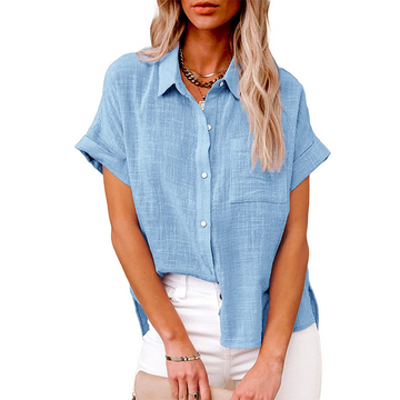 Margery - Camicia comoda con tasca per donne