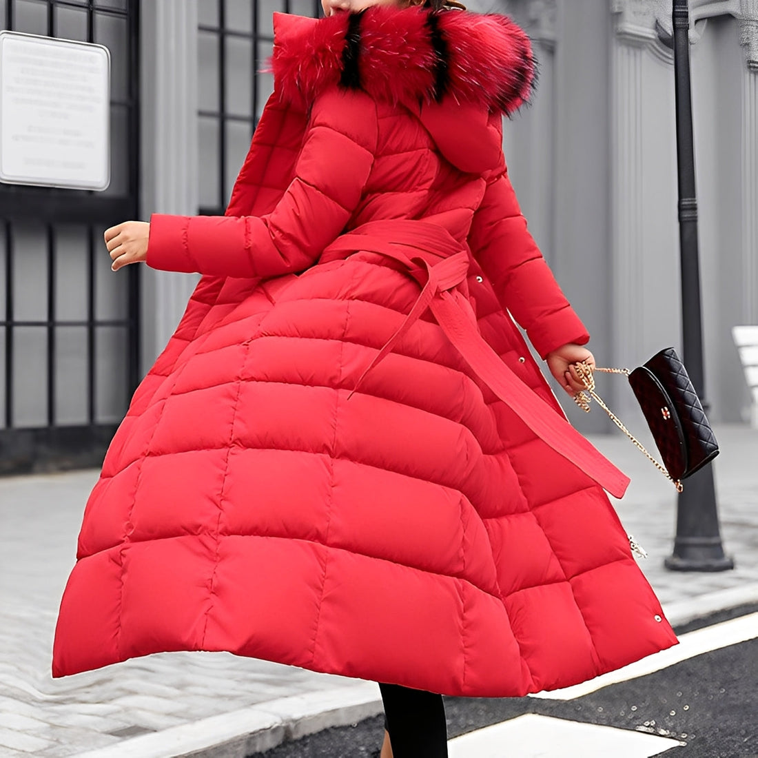Geraldine - Morbido cappotto invernale per donne