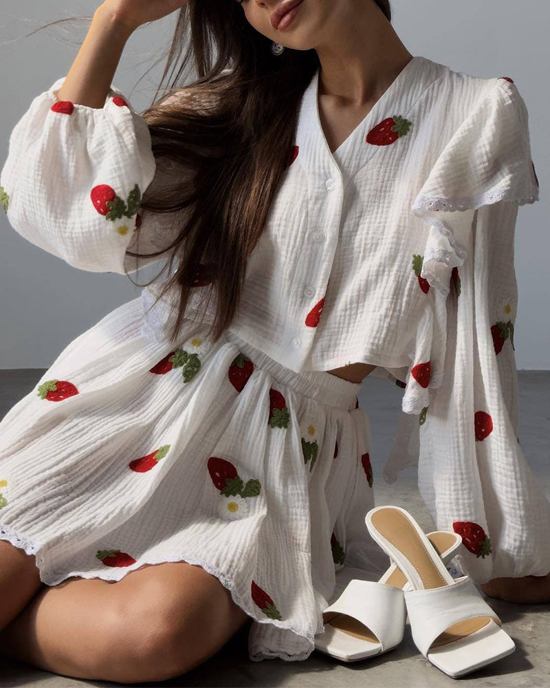Annalee - Gonna arricciata stampata elegante per donne