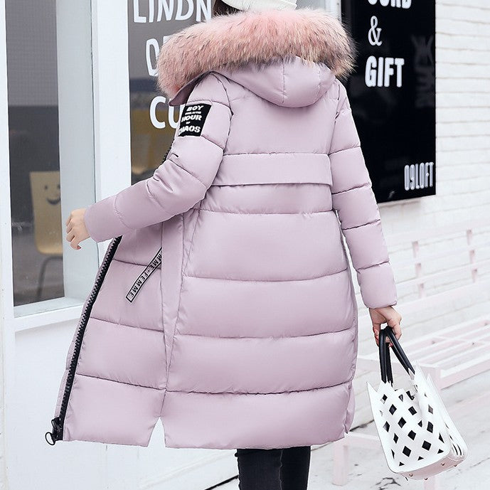 Merideth - Elegante cappotto di lana con colletto di pelliccia per donne