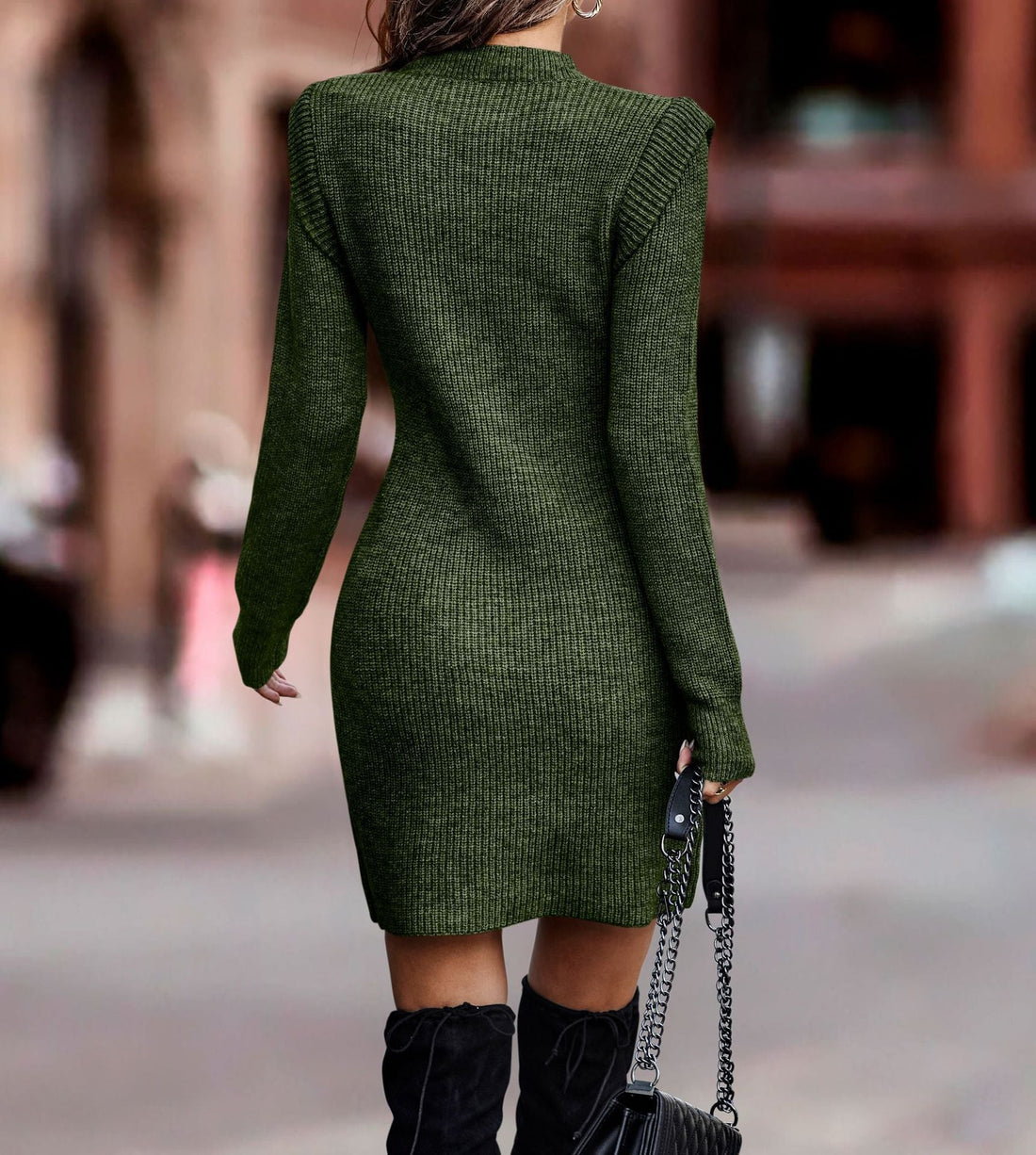 Rosannah - Elegante abito a maglia a maniche lunghe per donne