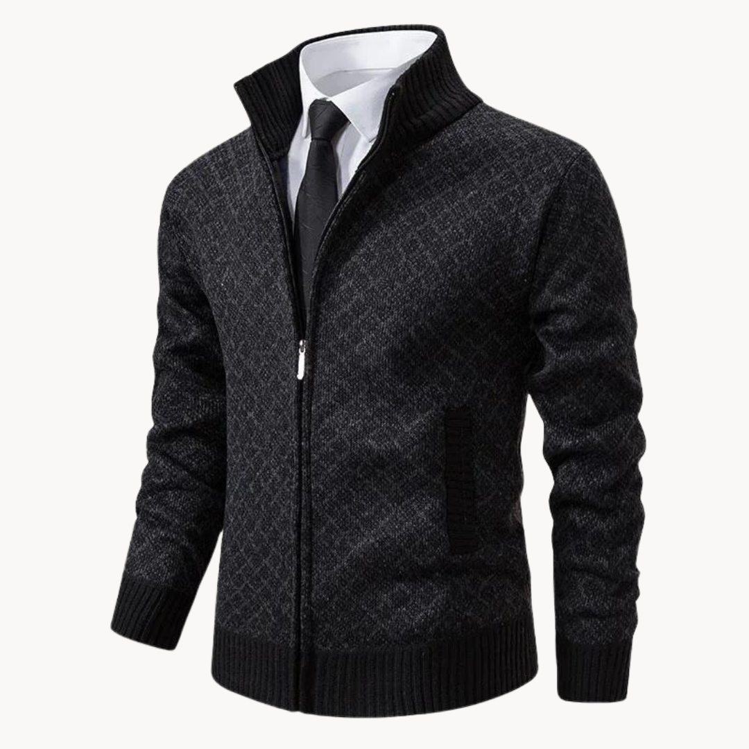 Jamer - Maglione a Collo Alto Lavorato a Maglia