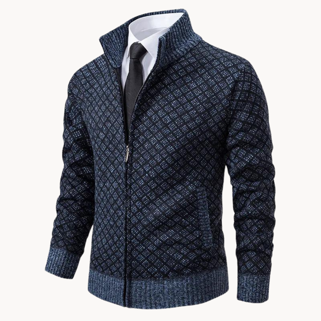 Jamer - Maglione a Collo Alto Lavorato a Maglia