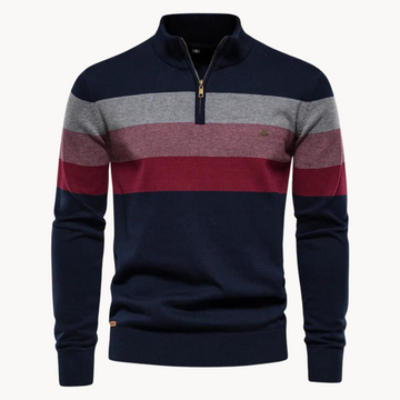 Rook - Maglione da uomo con zip a un quarto