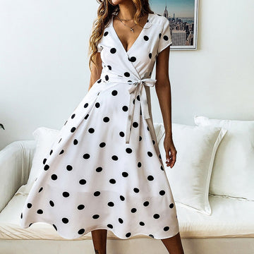Danielle - Abito casual con pois per donne