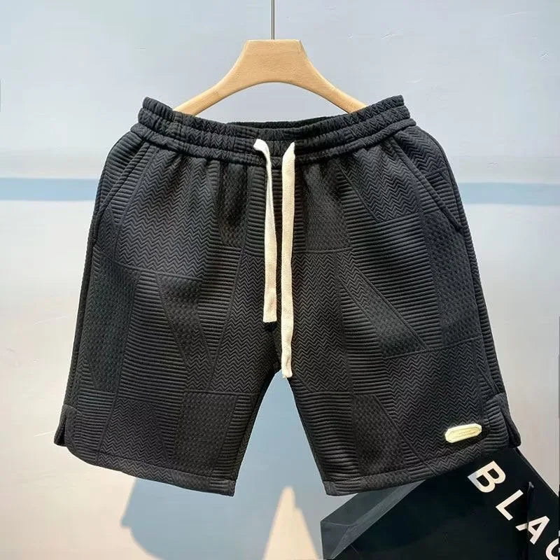 Carl – Shorts uomo motivo spina di pesce
