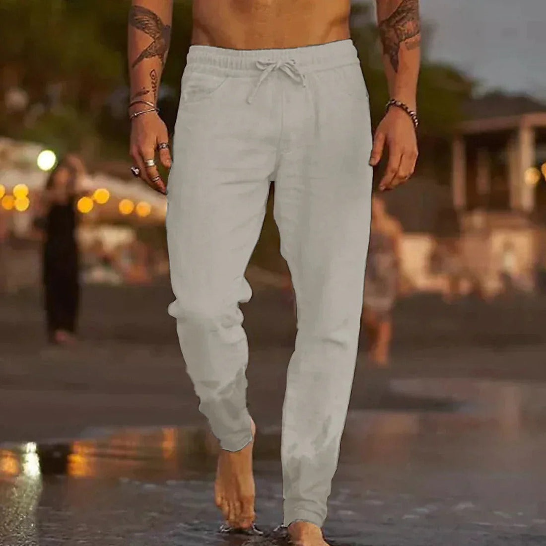Alec - Uomo Fresco & Comodo Pantaloni Estivi