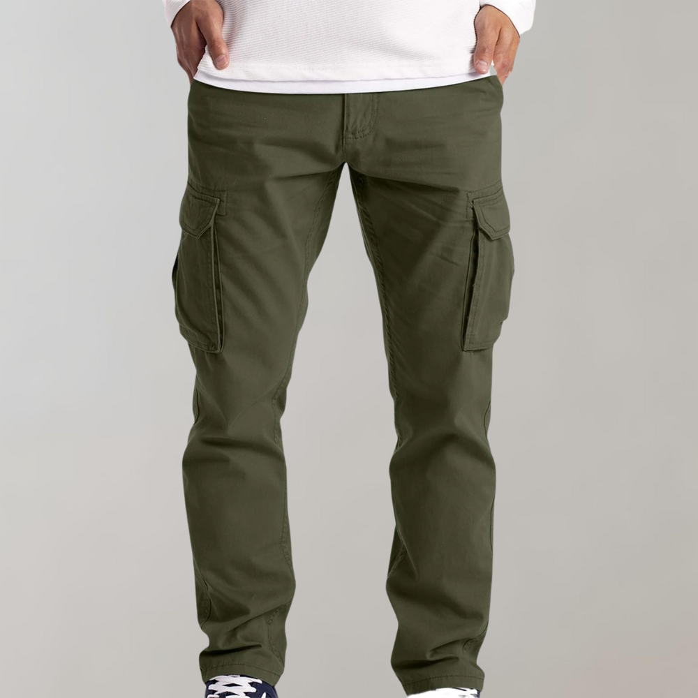 Crispian - Eleganti, comodi pantaloni cargo per uomo