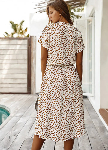 Vexana - Abito Estivo Leggero Donna con Stampa Elegante
