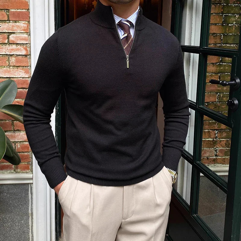 Samer - Mezza Cerniera Maglione Uomo