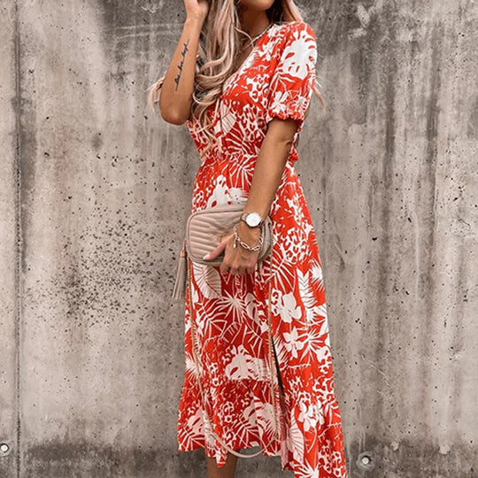 Cailyn - Elegante abito estivo con motivo floreale per donne