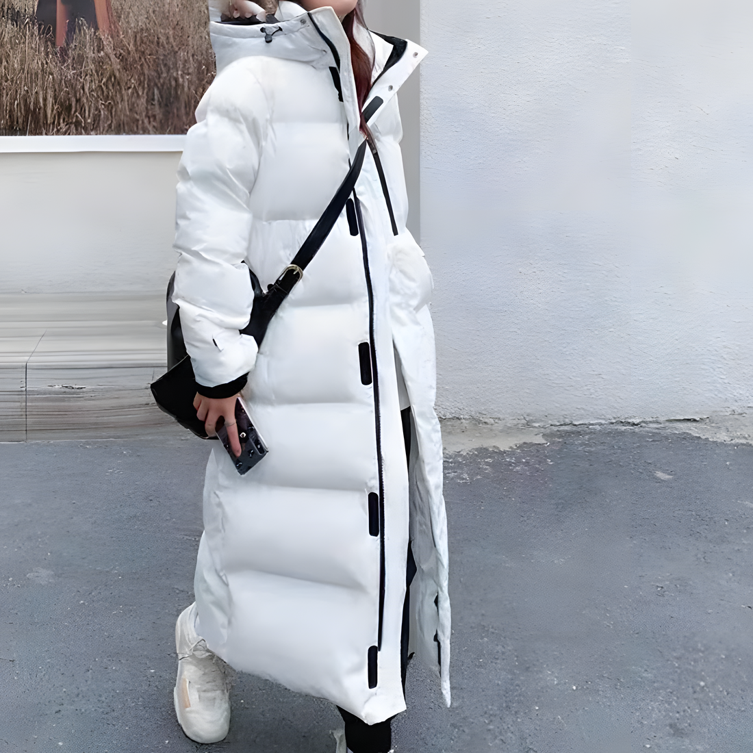 Suzie - Lungo cappotto di piumino trapuntato