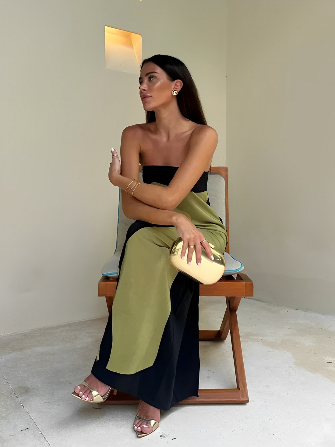 Miriam - Abito Femminile con Spacco per Donne