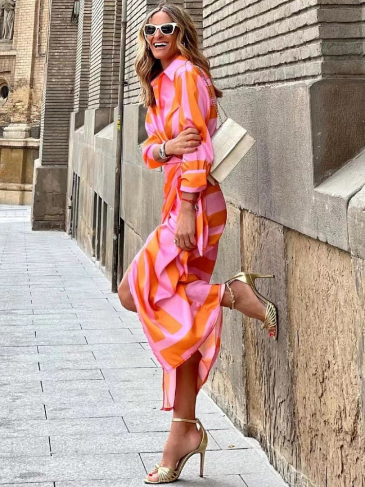Arkisha - Abito Midi Elegante Donna