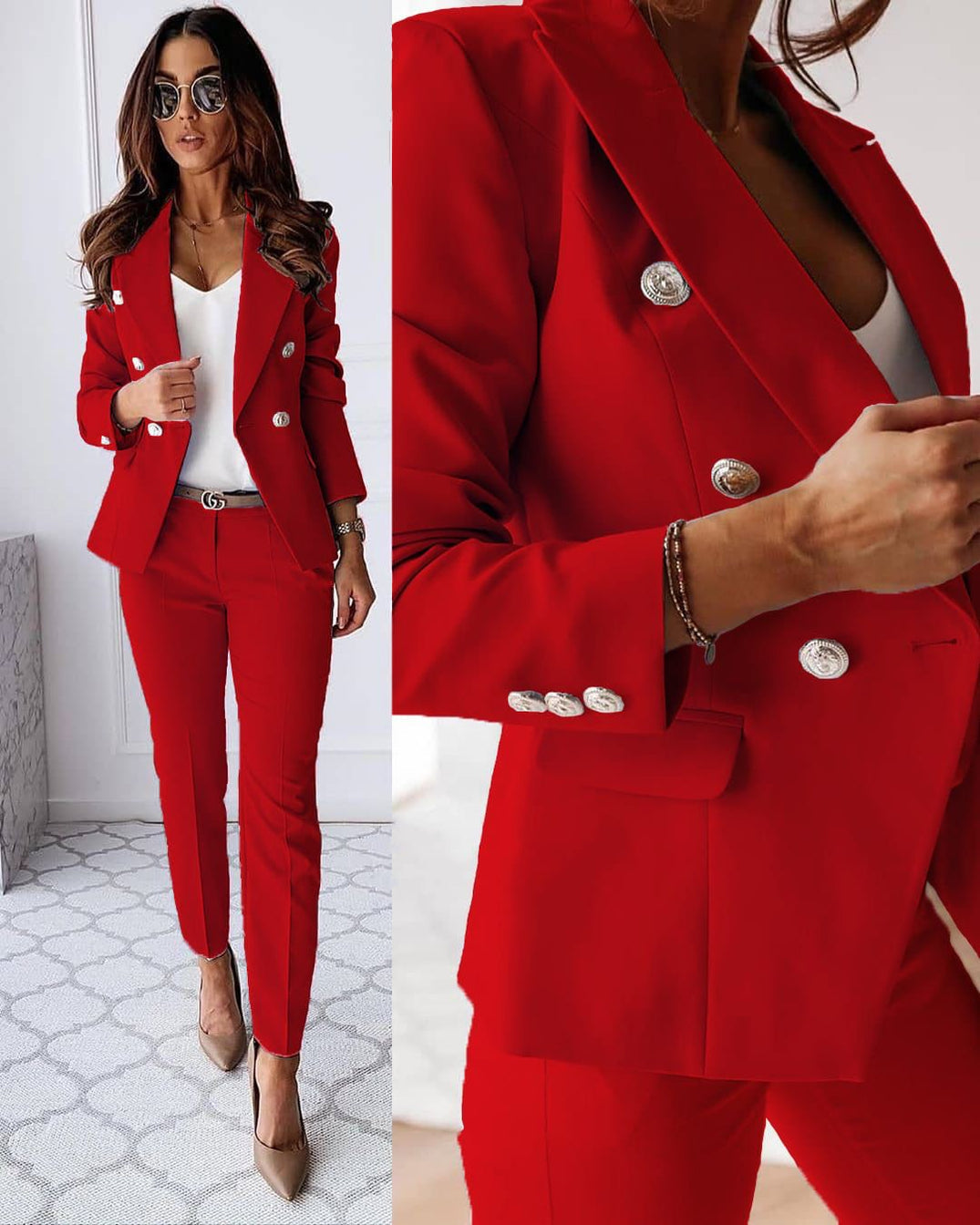 Maya - Elegante Set Blazer-Pantaloni
