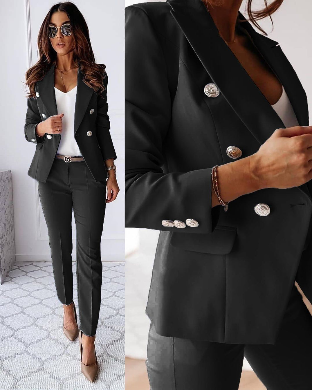 Maya - Elegante Set Blazer-Pantaloni