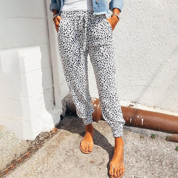Aryana - Pantaloni trendy a vita alta per donne