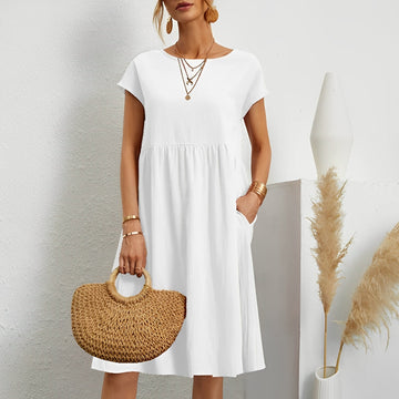 Rosalee - Vestito estivo senza maniche con tasche