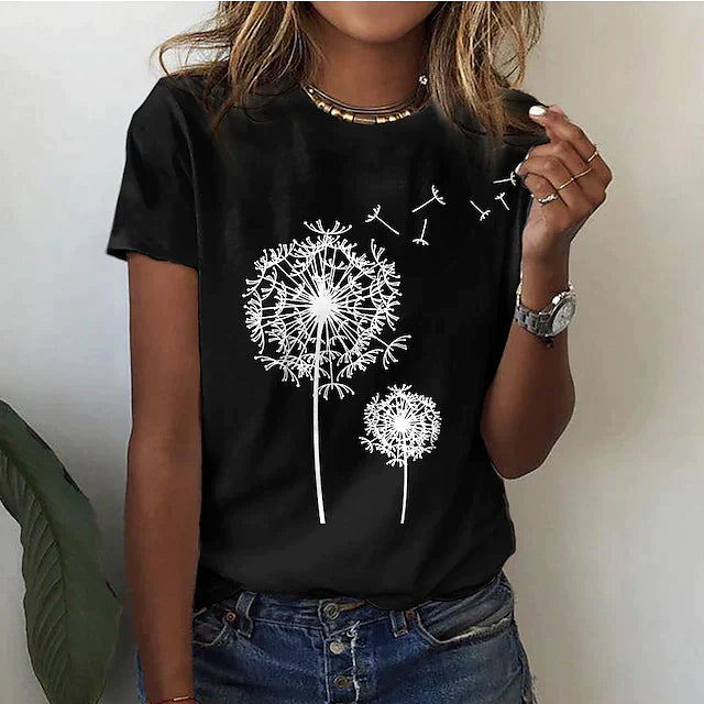 Nianna - Donna T-Shirt Estate Manica Corta