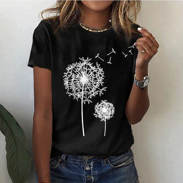 Nianna - Donna T-Shirt Estate Manica Corta