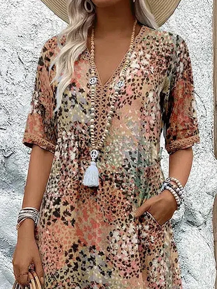 Caramina - Elegante Abito Midi Donna Morbido
