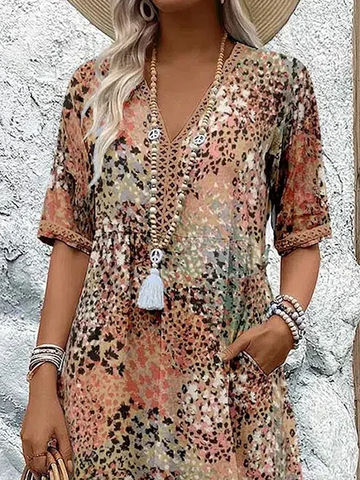 Caramina - Elegante Abito Midi Donna Morbido