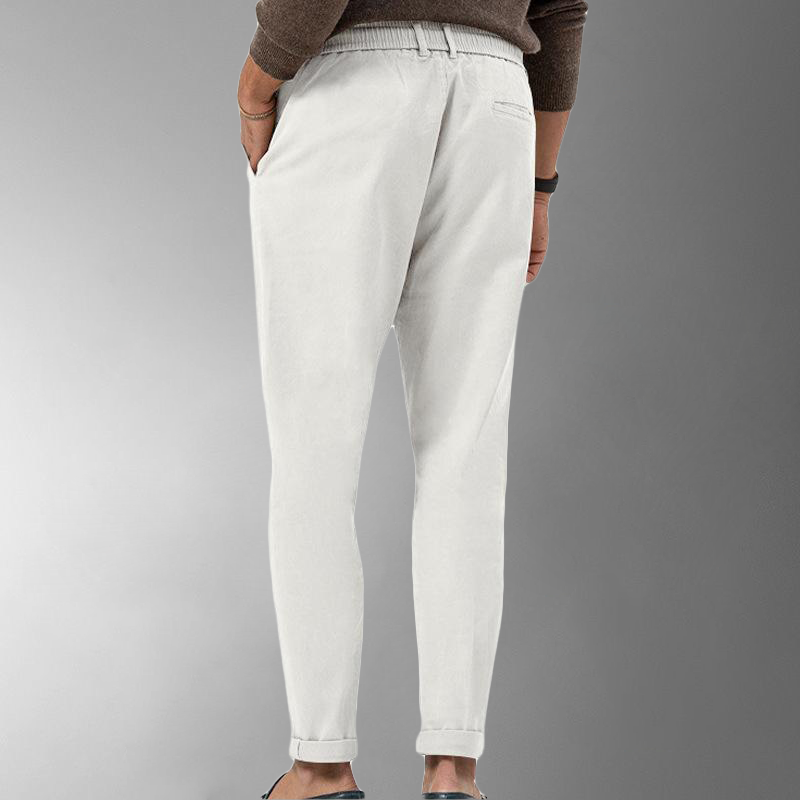 Jacob - Uomo Pantaloni di Lino per Comfort e Stile