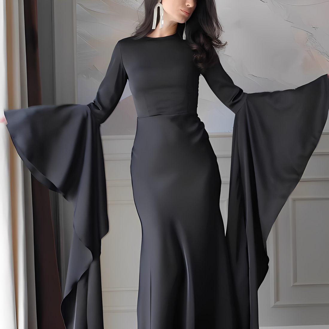 Cosete - Abito elegante a maniche lunghe per donne