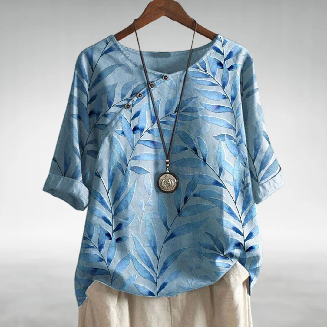 Gabriella - Camicia floreale casual da donna