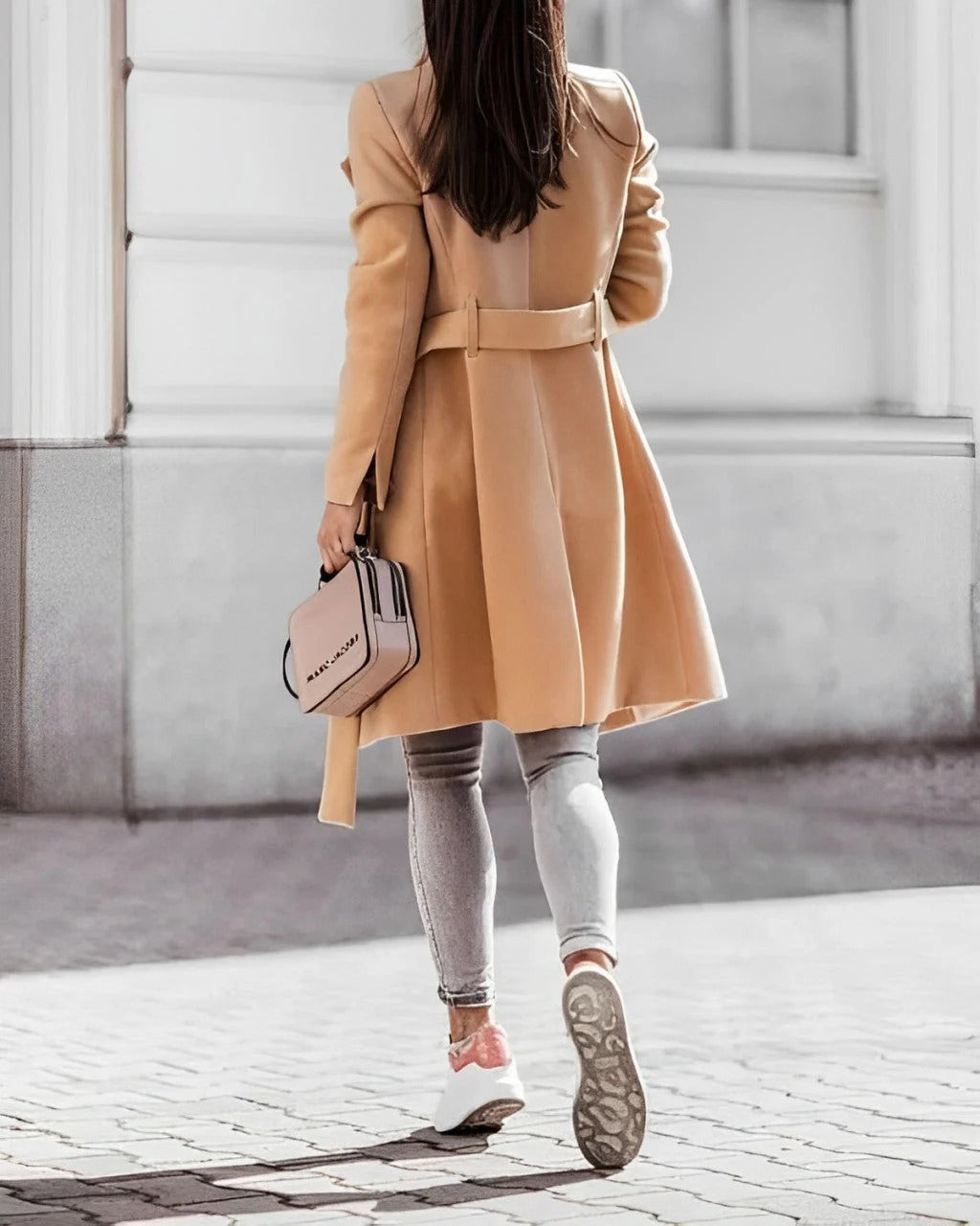 Deena - Elegante, comodo cappotto di lana per donne