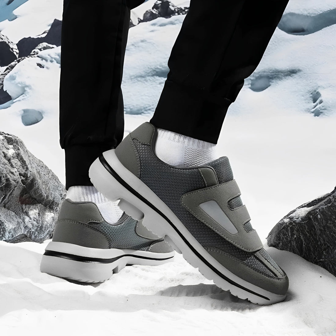 Justin - Scarpe piatte eleganti con suola bianca per donne