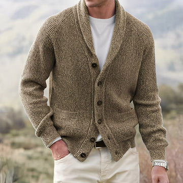 Jerold - Cardigan vintage con reverso largo per uomini