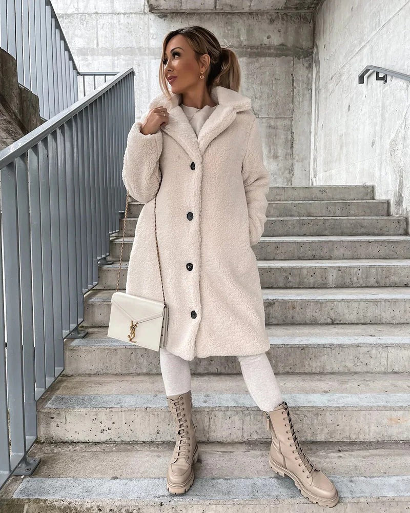 Georgiana - Elegante giacca in pelliccia sintetica per donne