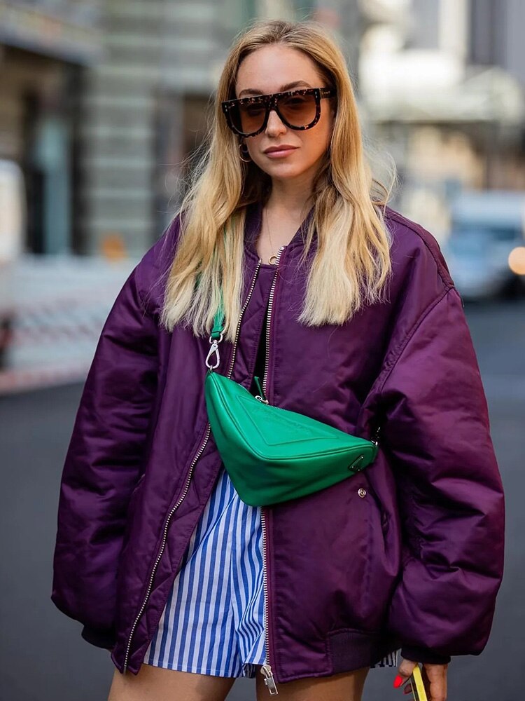 FrostFlex - Giacca Bomber Oversize