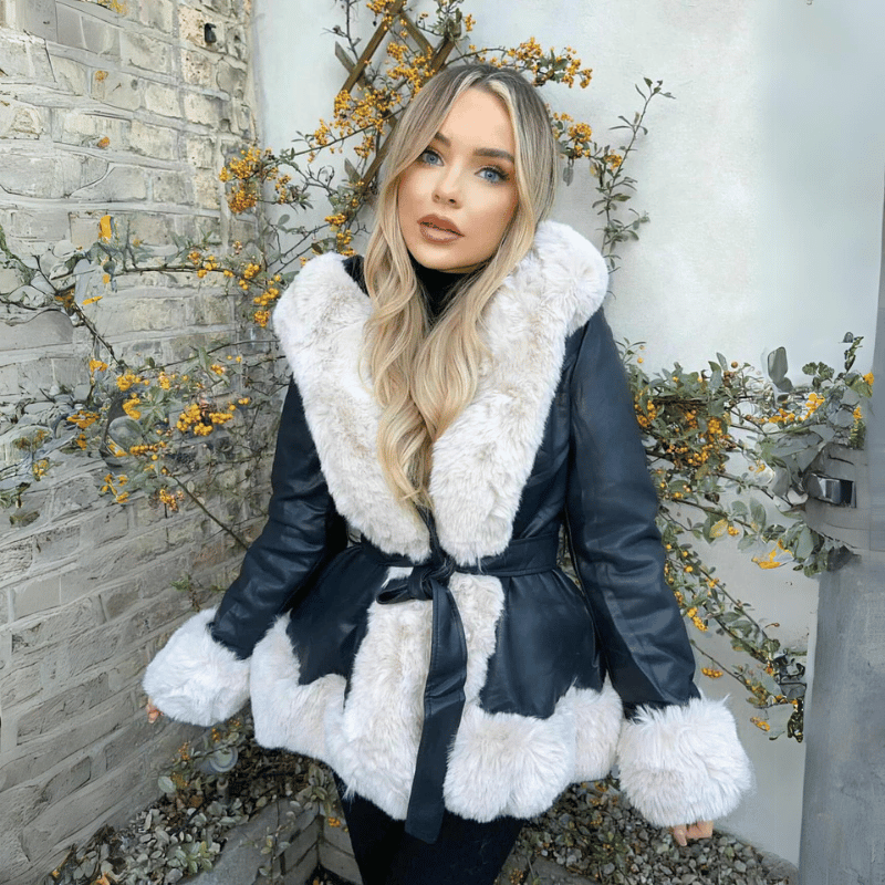 Hollis - Elegante cappotto in pelliccia sintetica per donne