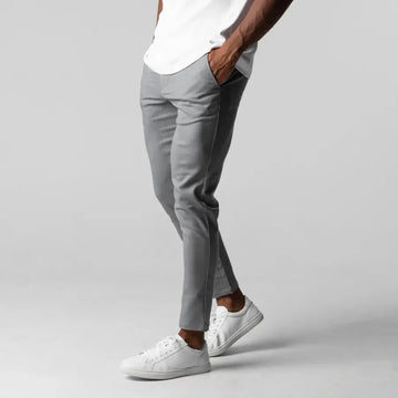 Justine - Pantaloni chino slim-fit casual per uomo