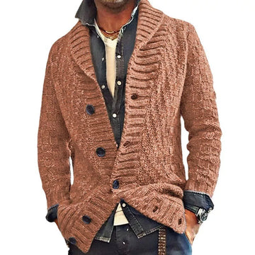 Canyon - Cardigan da Uomo Bottoni Sotto