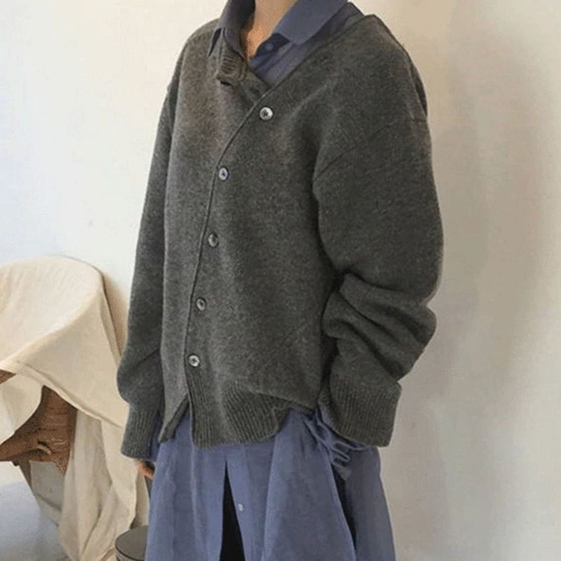 Nalani - Giacca Confortevole in Cashmere con Dettagli a Bottoni